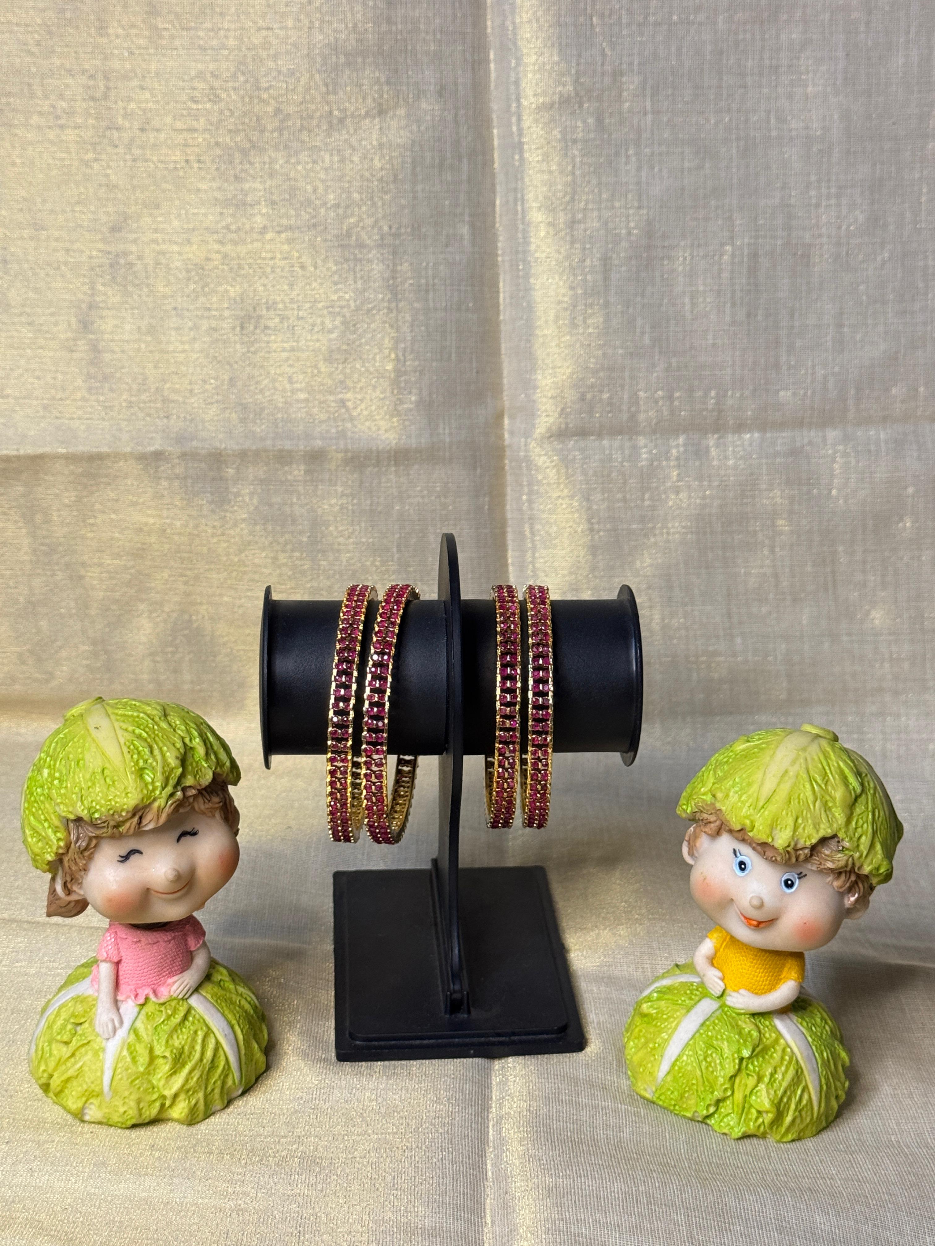 RUBY STONE BANGLES