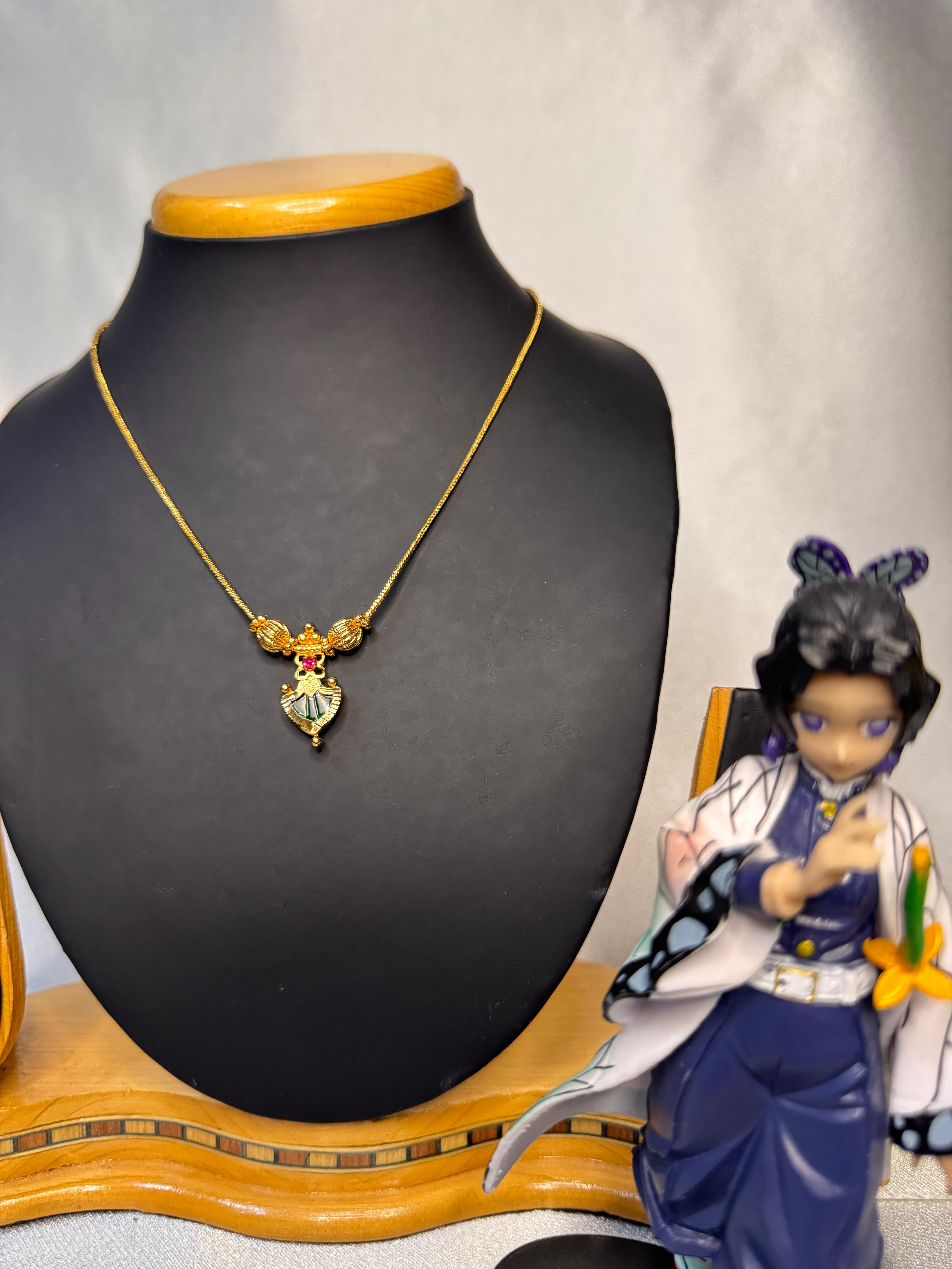 PREMIUM GOLD PLATED PALAKK NECKLACE 