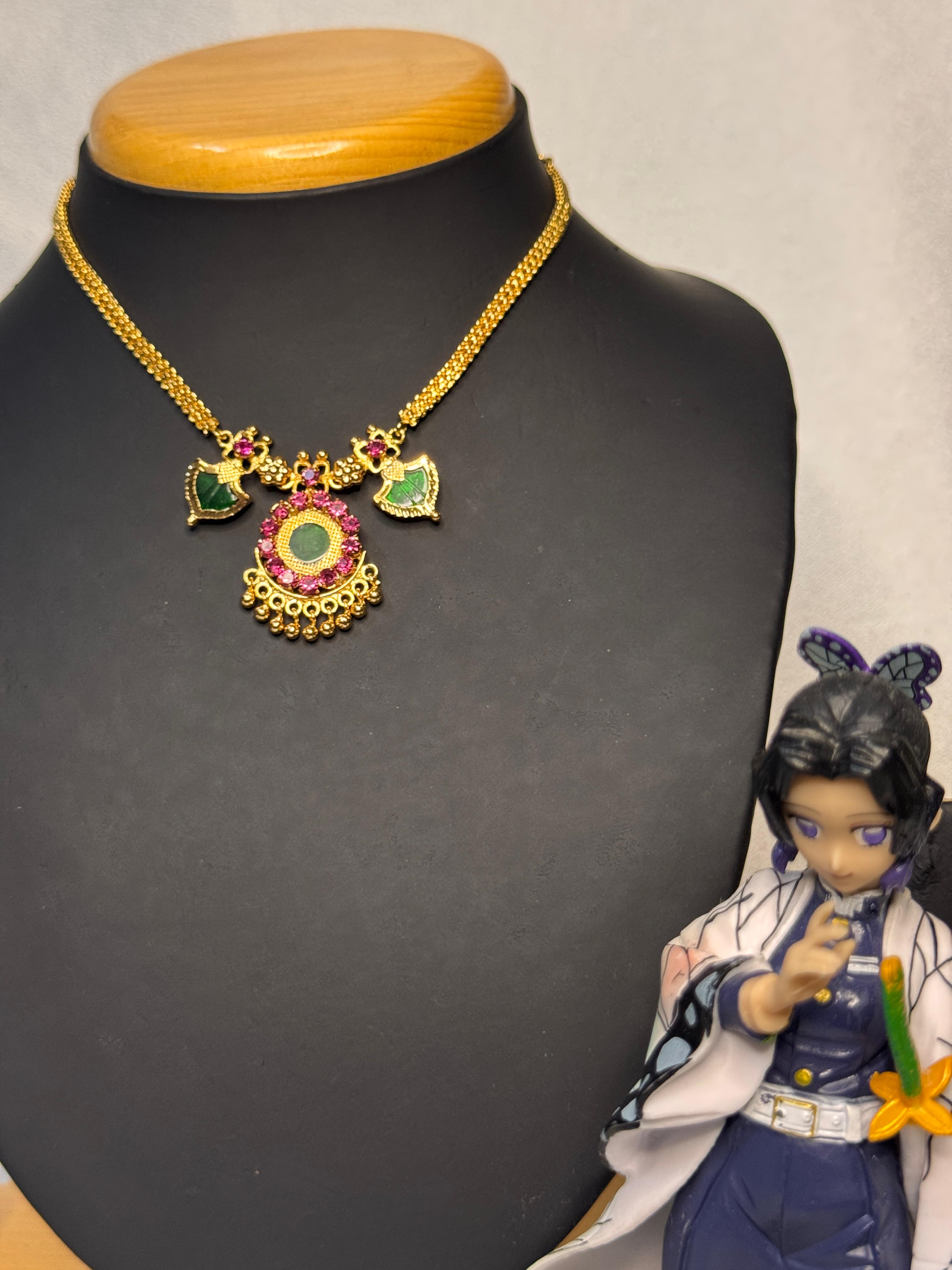 PREMIUM GOLD PLATED PALAKKA NECKLACE 